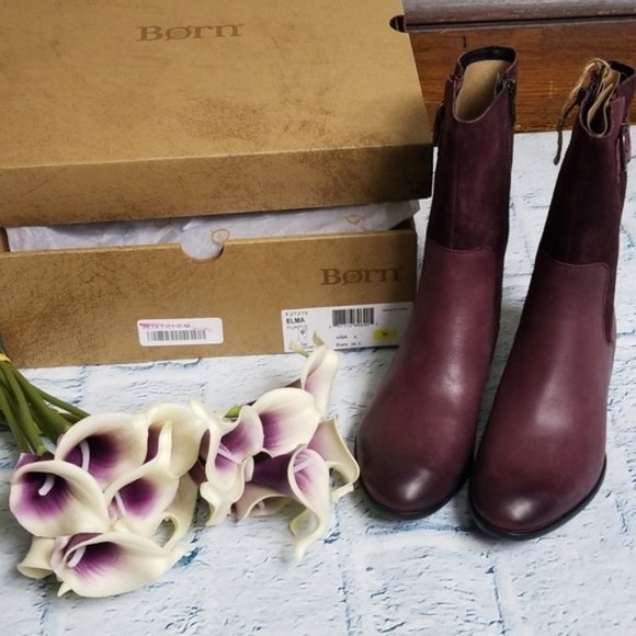 Born Shoes - NWT Born Elma Suede and Leather Boot